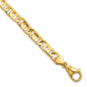 Fancy Link 8.5 Inch Chain Bracelet