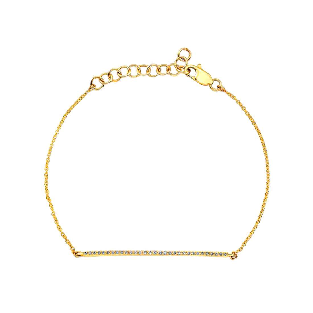 Gold Bracelet with bracelet with birthstone band