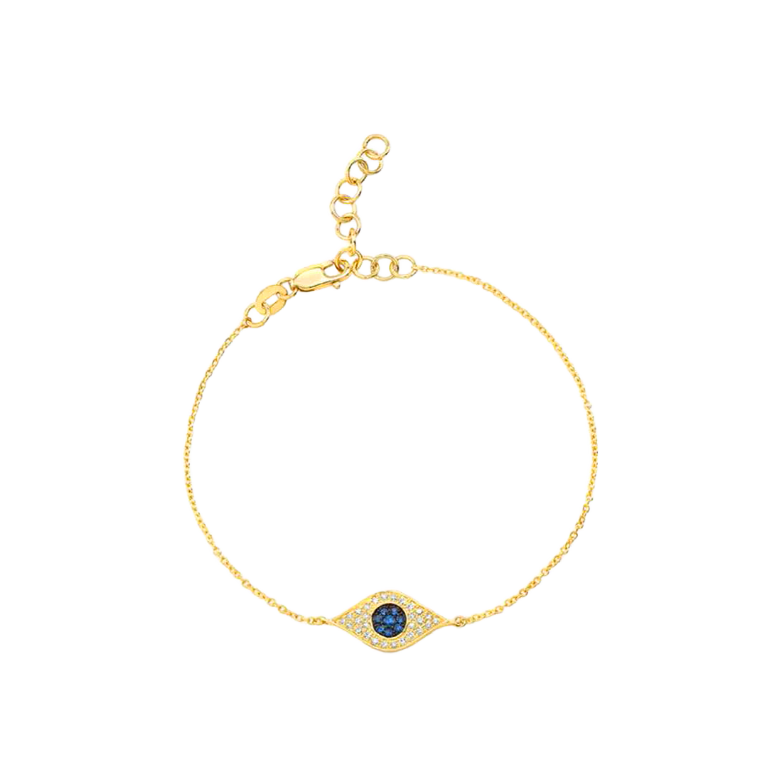 Exclusively Yours Gold Bracelet with evil eye