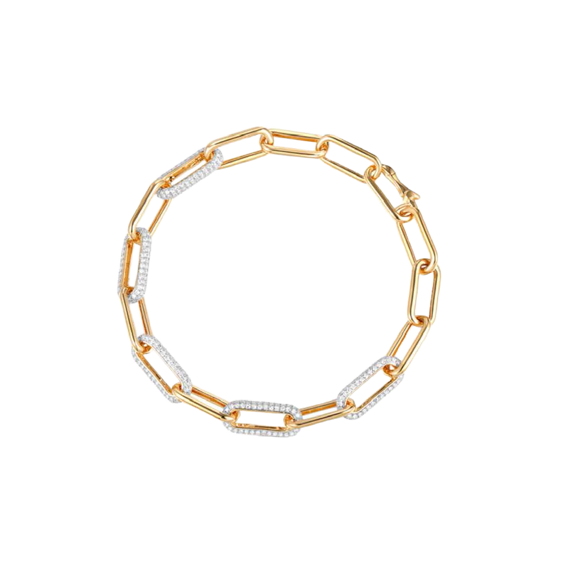 Exclusively Yours Gold Pave Cinq Bracelet