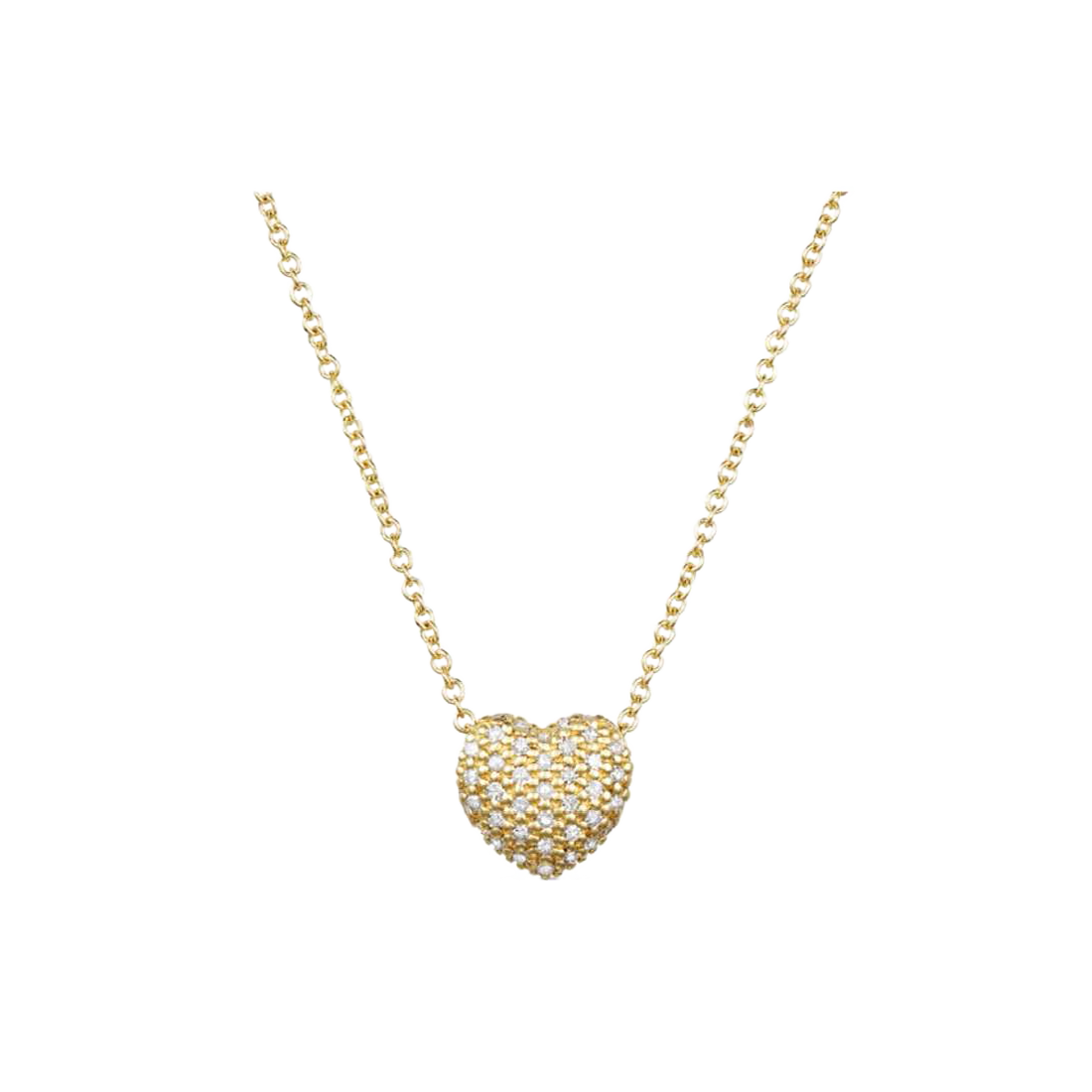 Exclusively Yours Gold Necklace with Diamond Heart