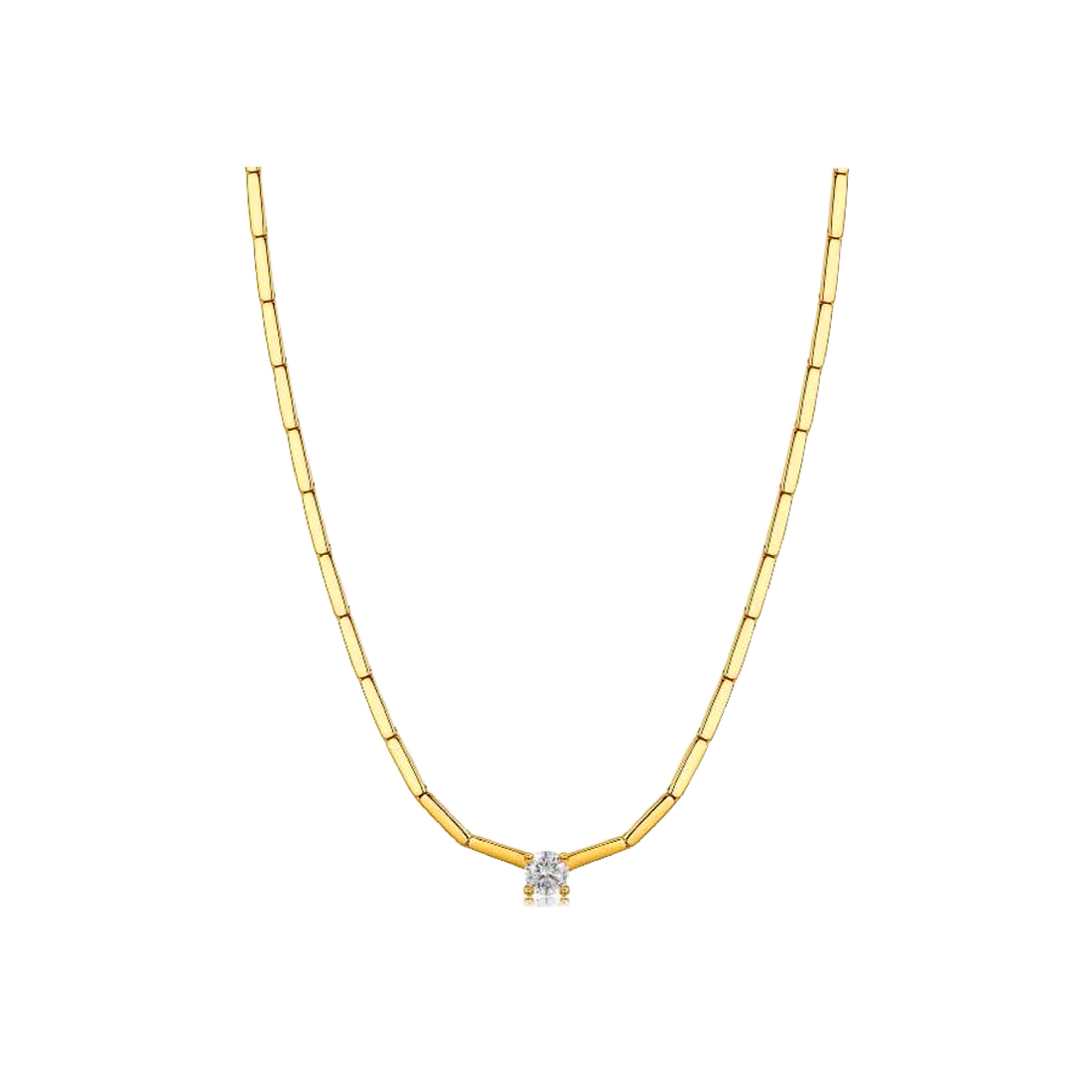 Exclusively Yours Gold Necklace with with diamond